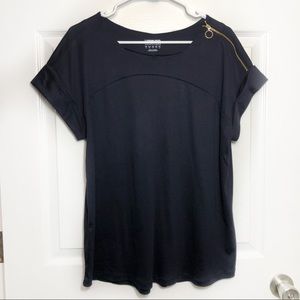 LANDS’END Blue women’s top Sz‎ L